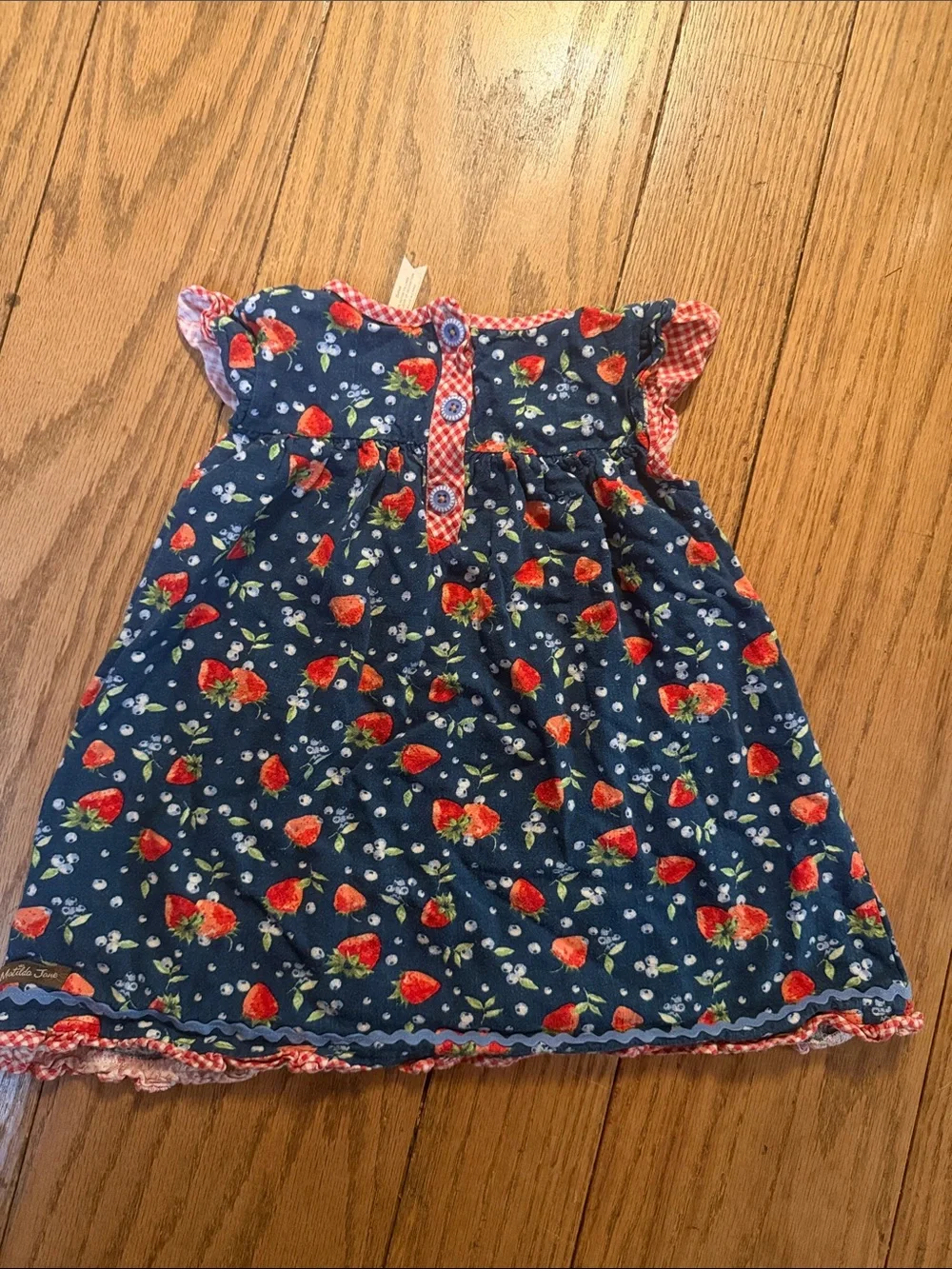 Matilda Jane Navy Blue Strawberry Print Tank Top
